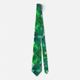 Emerald Green Magical Mystical St. Patricks Day Tie