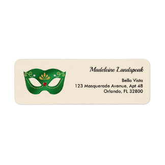 Emerald Green Masquerade Warm Candlelight Ivory