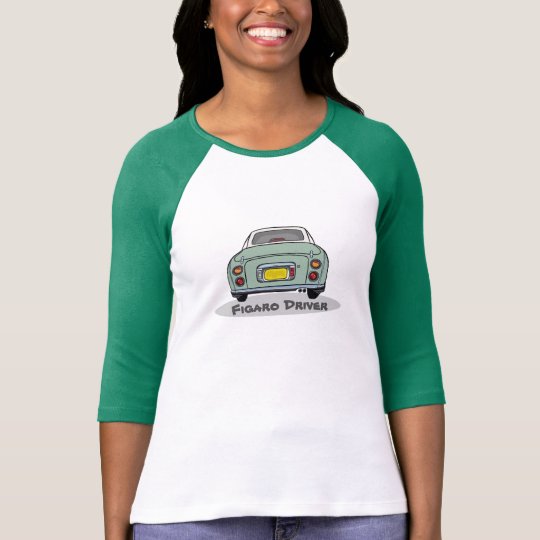 Emerald Green Nissan Figaro Driver Customise T T-Shirt