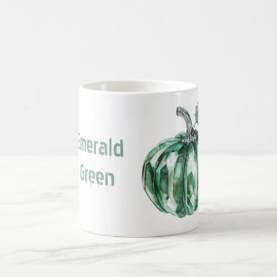 Emerald Green Pumpkin Coffee Mug