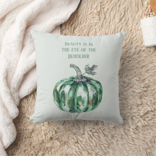 Emerald Green Pumpkin Cushion