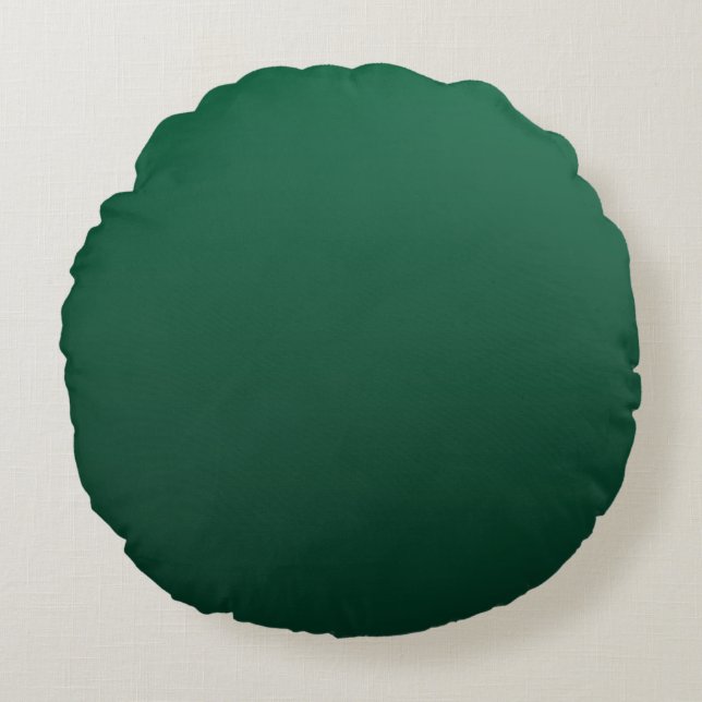 Emerald Green Shades  Round Cushion (Front)