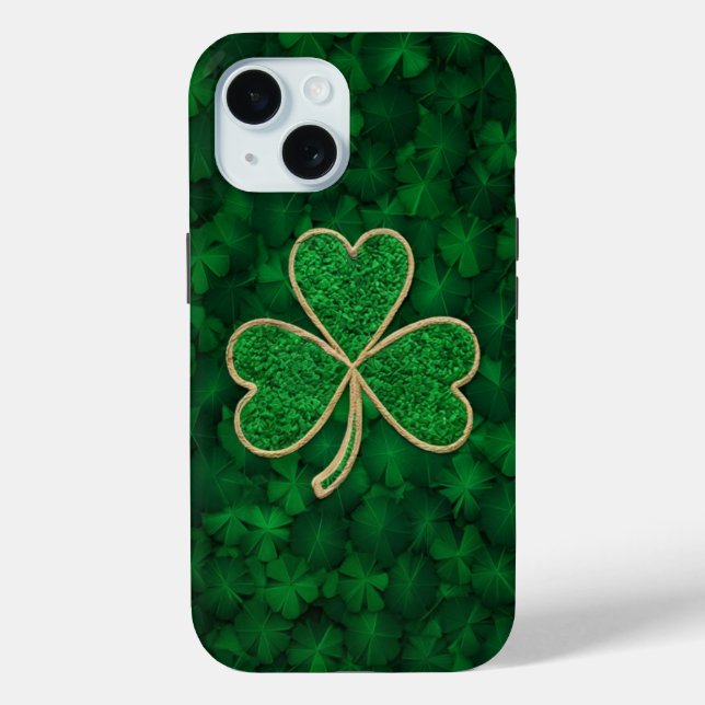 Emerald Green Shamrock cases (Back)