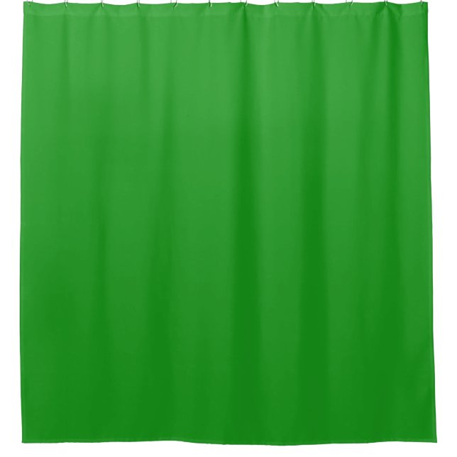 Emerald Green  Shower Curtain (Front)