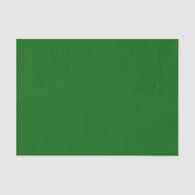 Emerald Green Solid Colour Tissue Paper (Front)