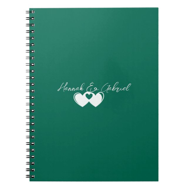 Emerald Green Spiral Notebook (Front)