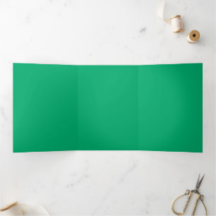 Emerald Green Trifold Invitation – Customisable