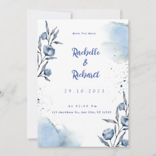 Emerald Greenery All In One Invitation