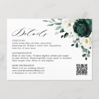 Emerald Greenery Eucalyptus White Floral Wedding