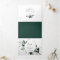 Emerald Greenery | Green Back Wedding All In One