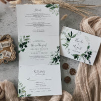 Emerald Greenery | Leaf Back Wedding All In One