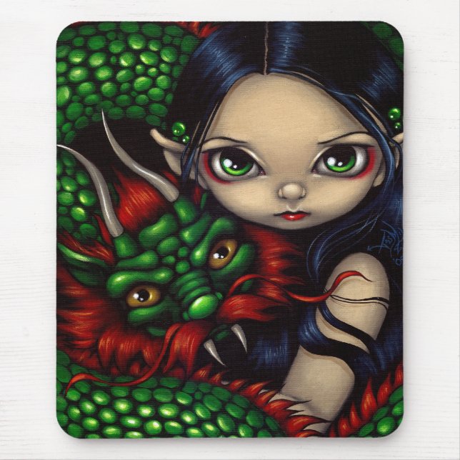 "Emerald Guardian" Mousepad (Front)