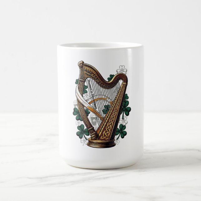 Emerald Harp Shenanigans T-Shirt  Coffee Mug (Center)