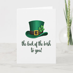 Emerald Hat Luck Card