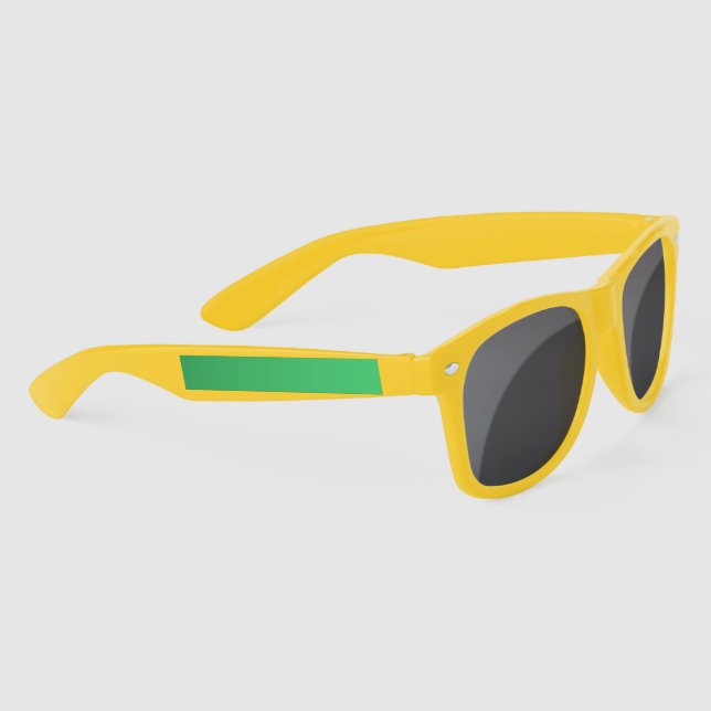 Emerald hex code 50C878 Sunglasses (Right)