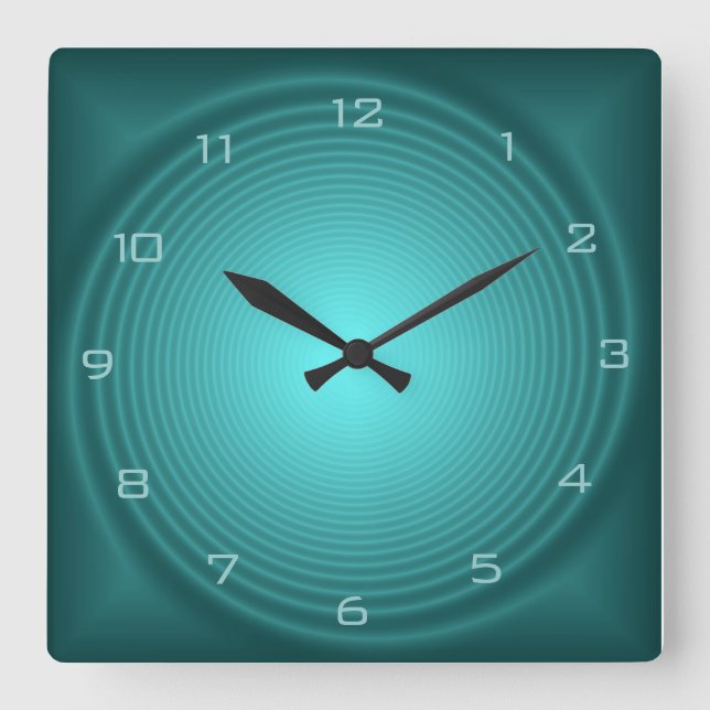 Emerald Illuminated Design> Patterned Wall Clocks (Front)
