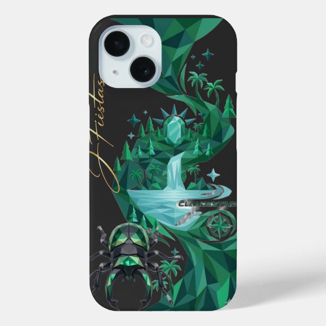 “Emerald Island Beetle – Nature Art  Case-Mate iPhone Case (Back)