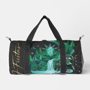“Emerald Island Beetle – Nature Art Duffle Bag
