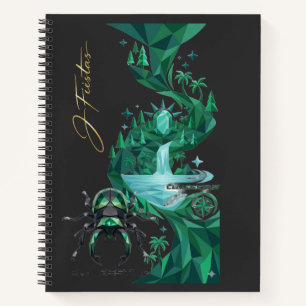 “Emerald Island Beetle – Nature Art Notebook