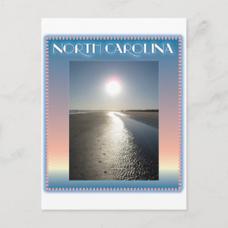 Emerald Isle Beach, NC at Sunset Postcard