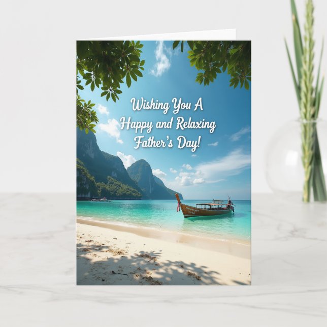 Emerald Isle Fathers Day Card (Front)