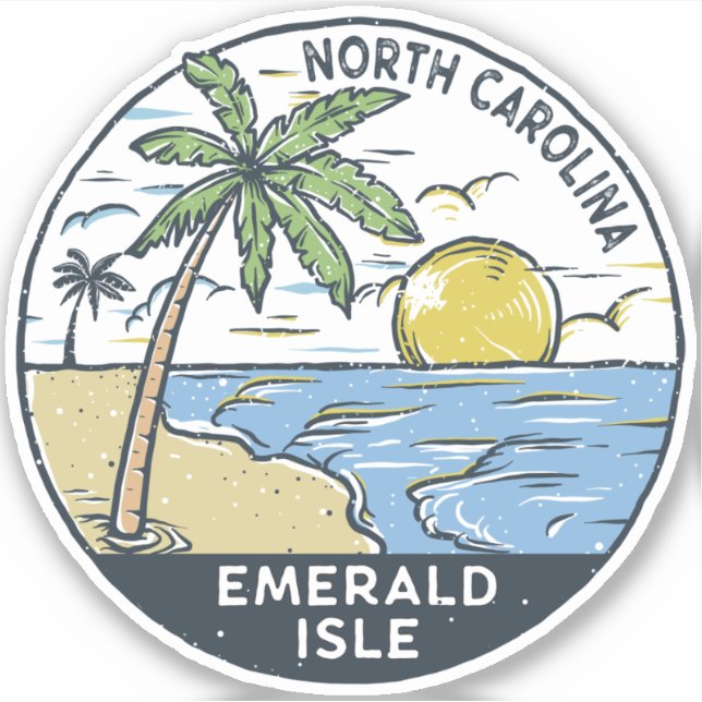 Emerald Isle North Carolina Vintage (Front)