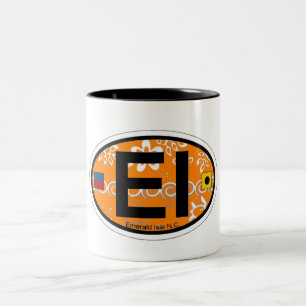 Emerald Isle. Two-Tone Coffee Mug