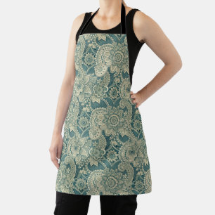 Emerald Lace Medallion Apron