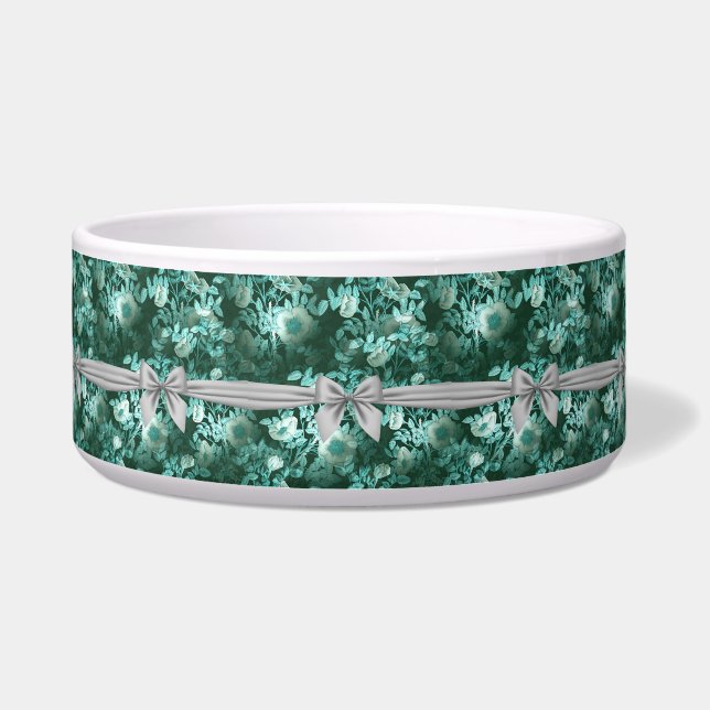 Emerald Lace White Bow (Front)