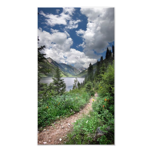 Emerald Lake 3 - Weminuche Wilderness - Colorado Photo Print (Front)
