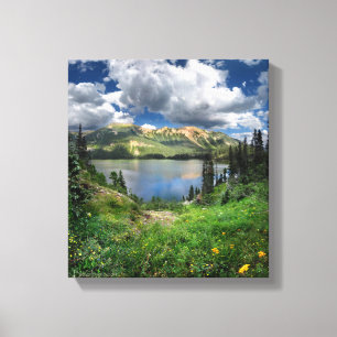 Emerald Lake 4 - Weminuche Wilderness - Colorado Canvas Print