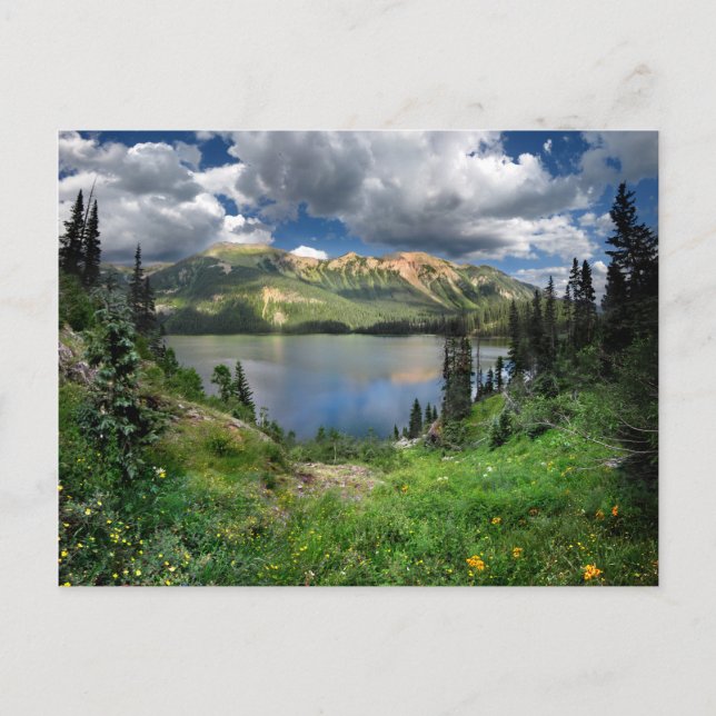 Emerald Lake 4 - Weminuche Wilderness - Colorado Postcard (Front)