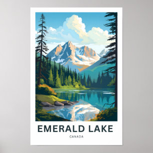Emerald Lake Canada Travel Print