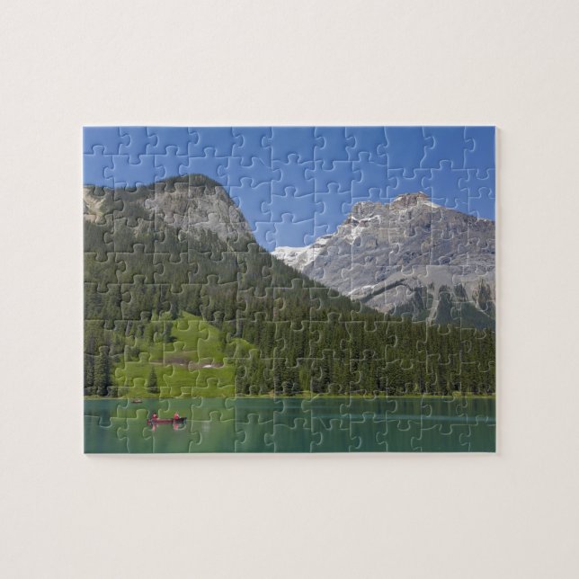 Emerald Lake, Canadian Rockies, British Jigsaw Puzzle (Horizontal)