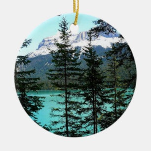 Emerald Lake Ceramic Tree Decoration