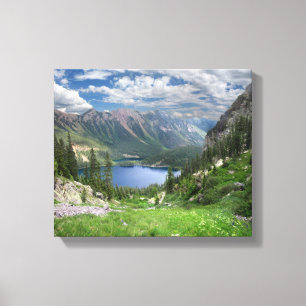 Emerald Lakes 2 - Weminuche Wilderness - Colorado Canvas Print