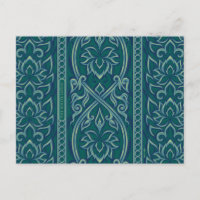 Emerald Lotus Tapestry Pattern - The White Lotus