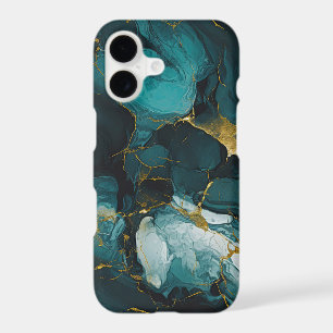 Emerald Marble with Golden Veins