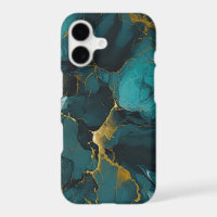 Emerald Marble with Golden Veins