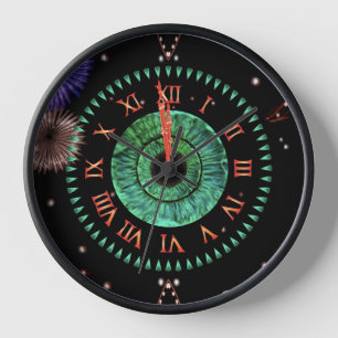 Emerald Midnight Clock