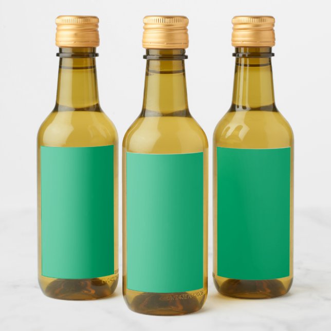 Emerald Mini Wine Bottle Labels – Customisable (Bottles)