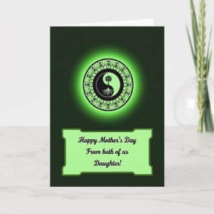 Emerald Mothers Day Tree Card