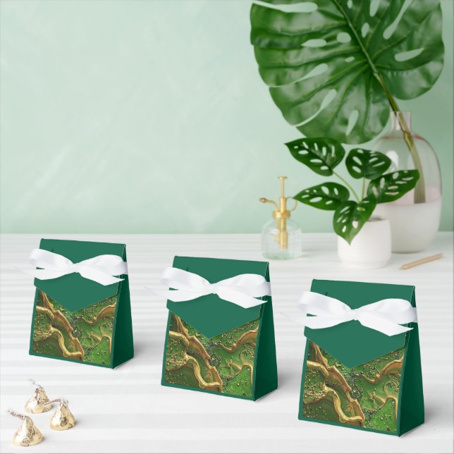 Emerald Motion Favour Box (Multiple)