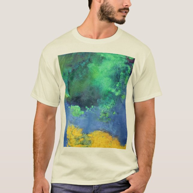 Emerald Ocean seascape in aquamarine T-Shirt (Front)