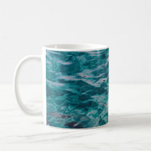 Emerald Ocean Waves Coffee Mug