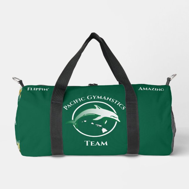 Emerald Pacific Gymnastics small duffle bag  (Front)