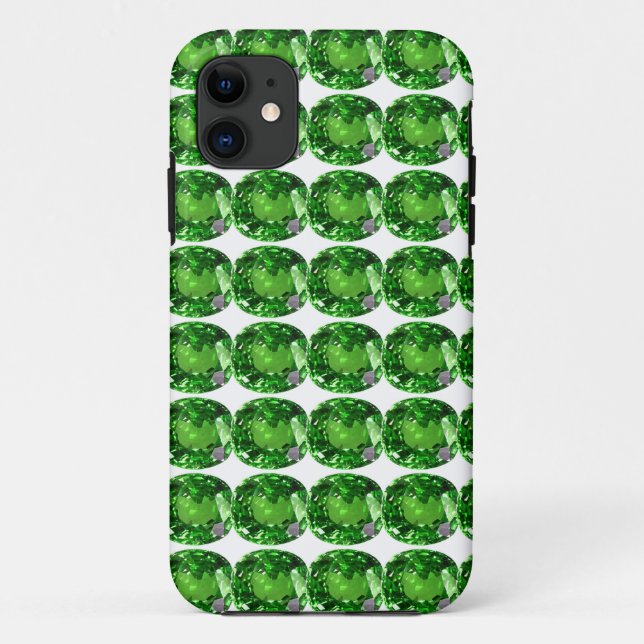 Emerald Pattern Case-Mate iPhone Case (Back)