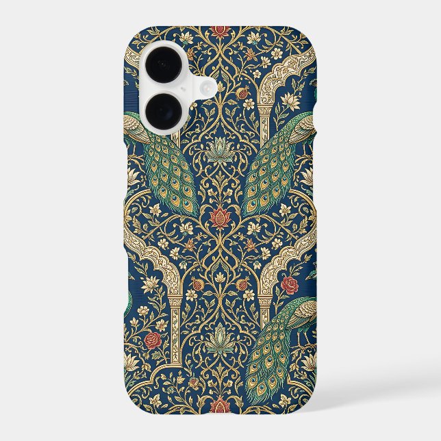 Emerald Peacock iPhone 17 Case (Back)