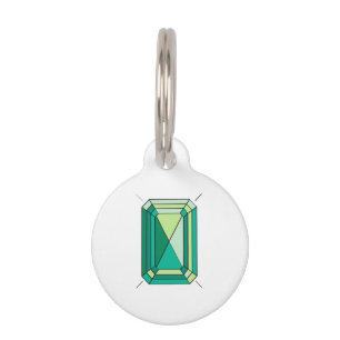 Emerald Pet Tag