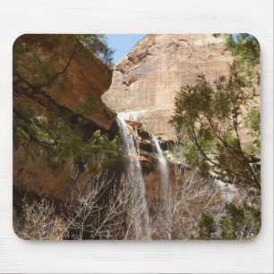 Emerald Pool Falls I from Zion National Park Mouse Mat